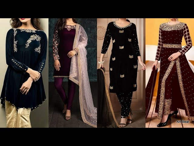 Sargam Shafaq Designer Party Wear velvet Suit New Designs 2022