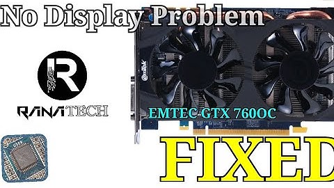 GTX 760oc No Signal out Problem Fixed 🆗️ Graphics card Chip level Repairing- RANATECH