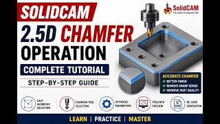 45_SolidCAM 2.5D Chamfer Machining | Complete Guide