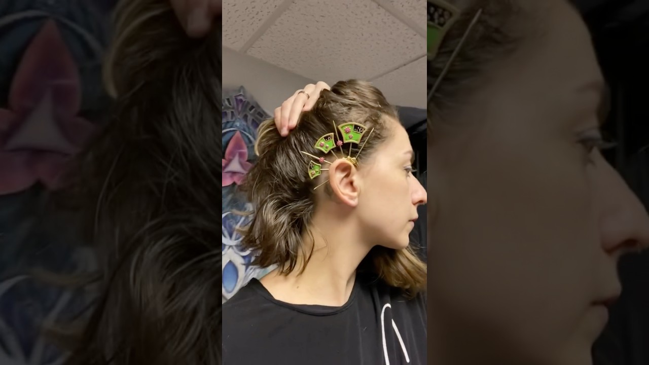 That time I made a custom a Daki glam ear cuff for @Ttheatrinidad for @crunchyroll #demonslayer