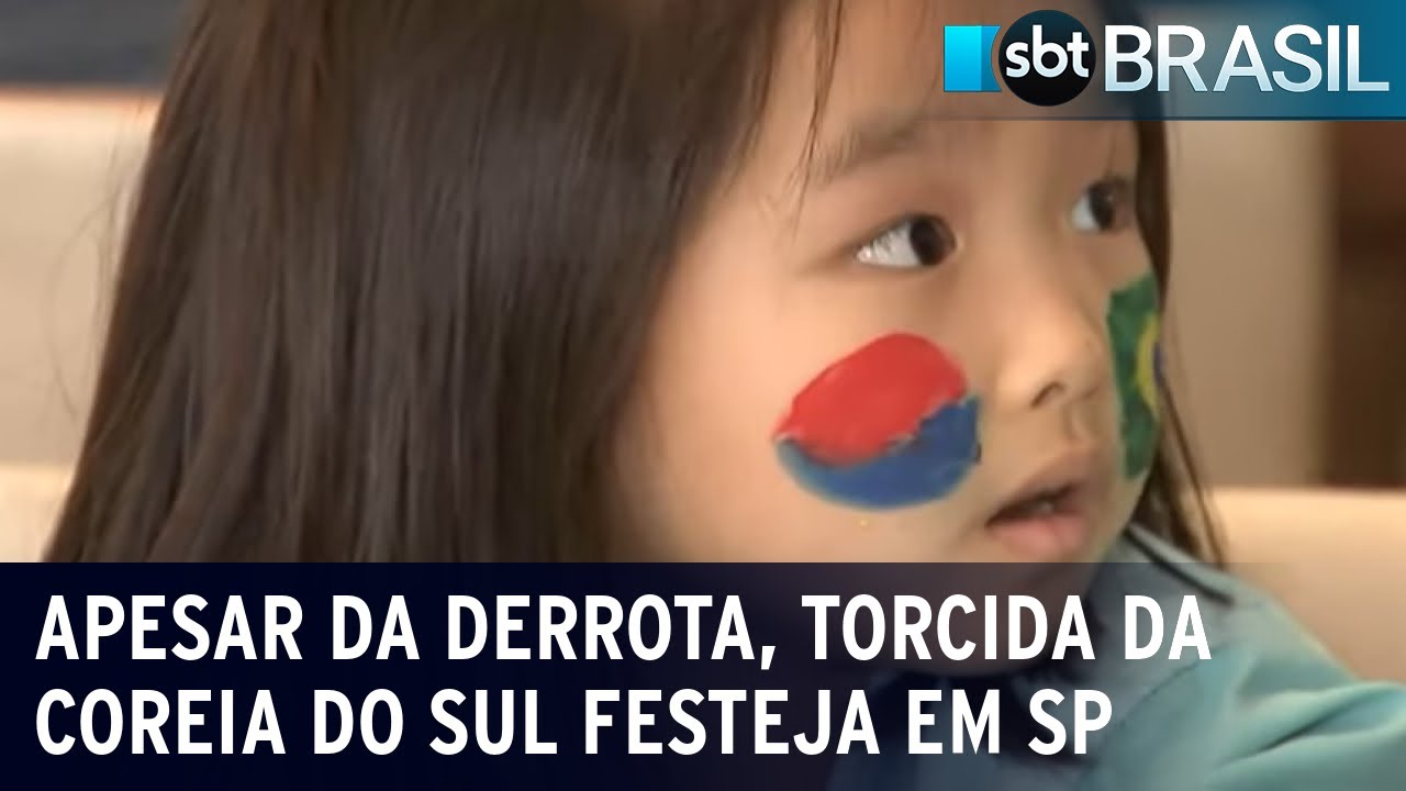 Apesar da derrota, torcida da Coreia do Sul festeja em São Paulo | SBT Brasil (05/12/22)