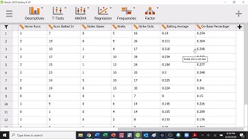 JASP Histogram