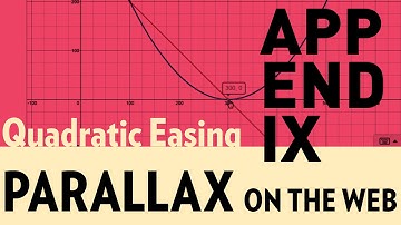 Parallax on the Web (Appendix1) -  Quadratic Easing