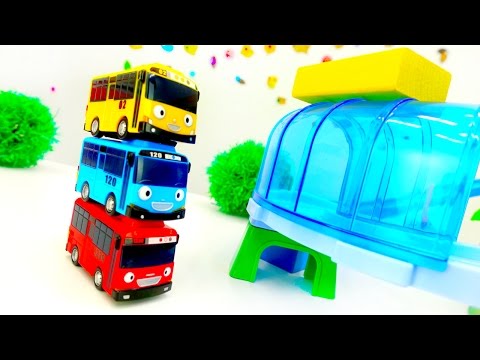 Tayo Toys. Toy Cars Videos & Videos For Kids. Toy Buses & Tayo Bus Toys. Тайо маленький автобус.