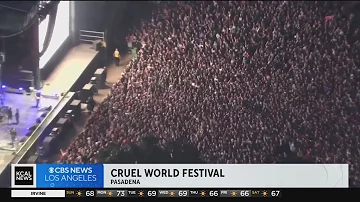 Fans return to Cruel World Festival day after shows cancelled by lightning storm