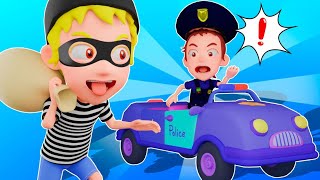 A Police Car Story + More Nursery Rhymes and Kids Songs