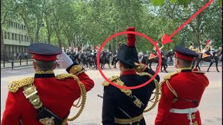 SENIOR Officers Watch Over Hundreds of horses Parading for Kings Charles III #troopingthecolour