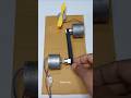 Belt Powered DC Generator ° DC Motor #dcmotor #shorts