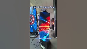 Breathtaking Rotating LED Display Towers | Premium Manufacturer   #leddisplay