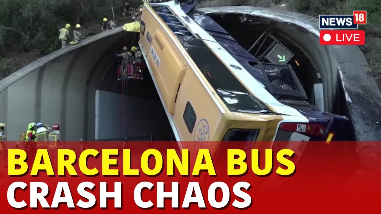 Van Crash Barcelona Spain A Van Has Crashed Into A Crowd In Barcelona