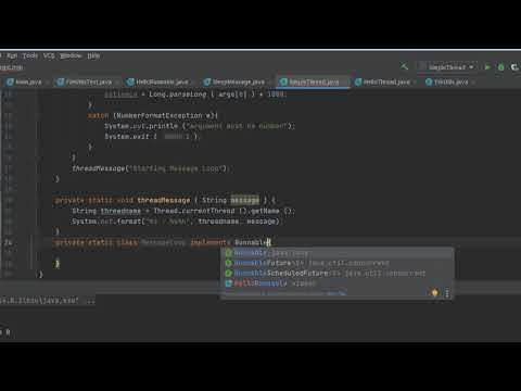 Example of how to use Runnable vs Thread in Java from Oracle Documentation example