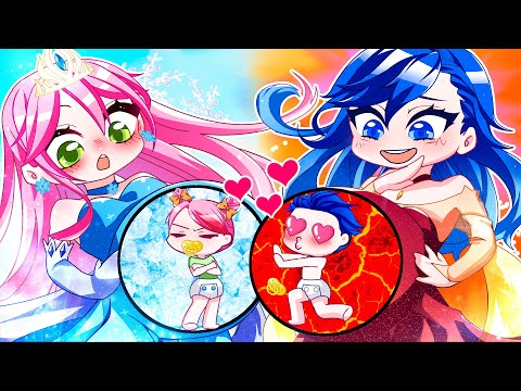 Emma & Ruby Pregnant Anna x Alex - Cold VS HOT Pregnant | Gacha Club | Ppg x Rrb Gacha Life