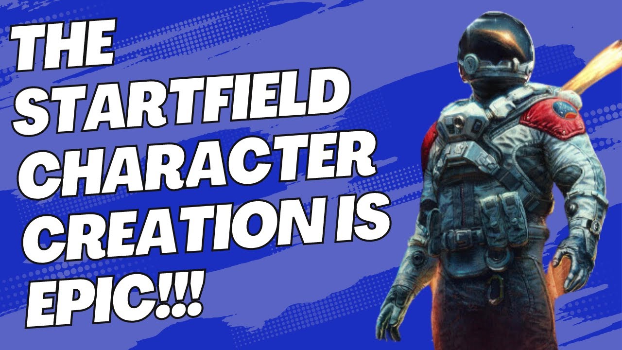 The CRAZY Starfield character creation options I am VERY IMPRESSED