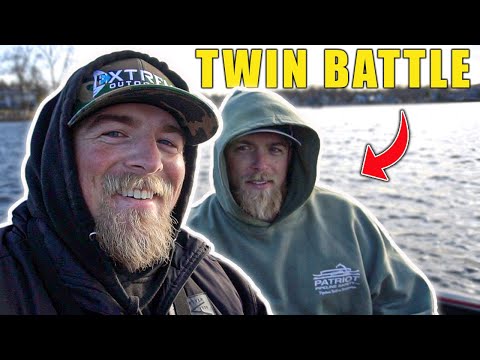 Bass Fishing With My Twin Brother! (Twin Fishing Battle)