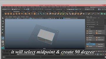 Maya 2020--multicut tool for beginner tutorial