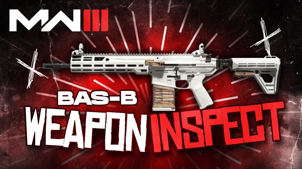 COD Modern Warfare 3 - BAS-B Weapon Inspection + Reload Animation [MWIII]