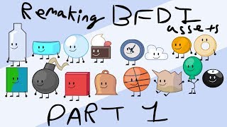 Remaking All BFDI assets part 1