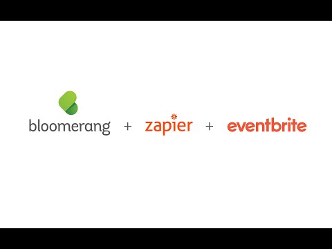 Connecting Bloomerang and Eventbrite using Zapier