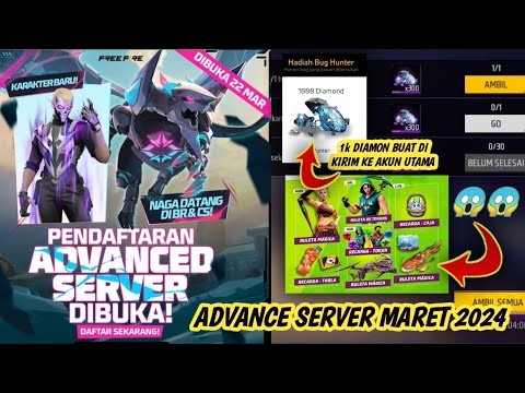 CARA DOWNLOAD FF ADVANCE SERVER MARET 2024