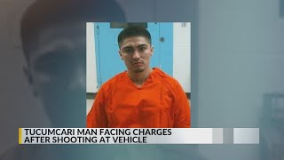Man arrested in Tucumcari for allegedly shooting at vehicle with kids, adults inside