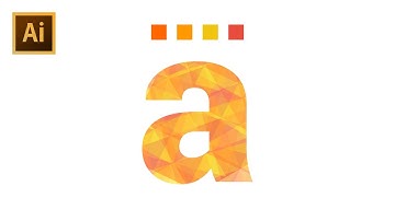 How to Create Abstract Low Poly Typography - Adobe Illustrator