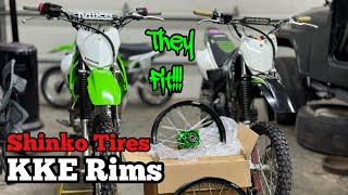 Klx140 Converted to Klx140L KKE Kx85 Rims 19/16(Do they fit?) Part 1