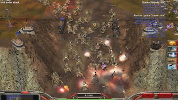 BOSS - Command & Conquer Generals Zero Hour - 1 vs 7 HARD Gameplay