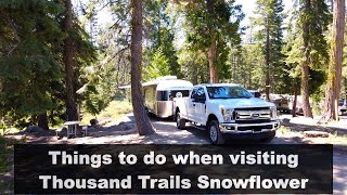 Review of Thousand Trails Snowflower | Visiting Downtown Truckee and Emerald Pools