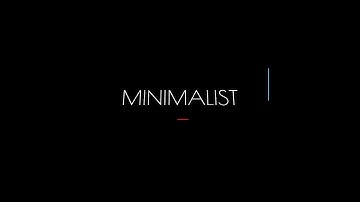 Free 2D blender intro template - Minimalist - tutorial + Free download