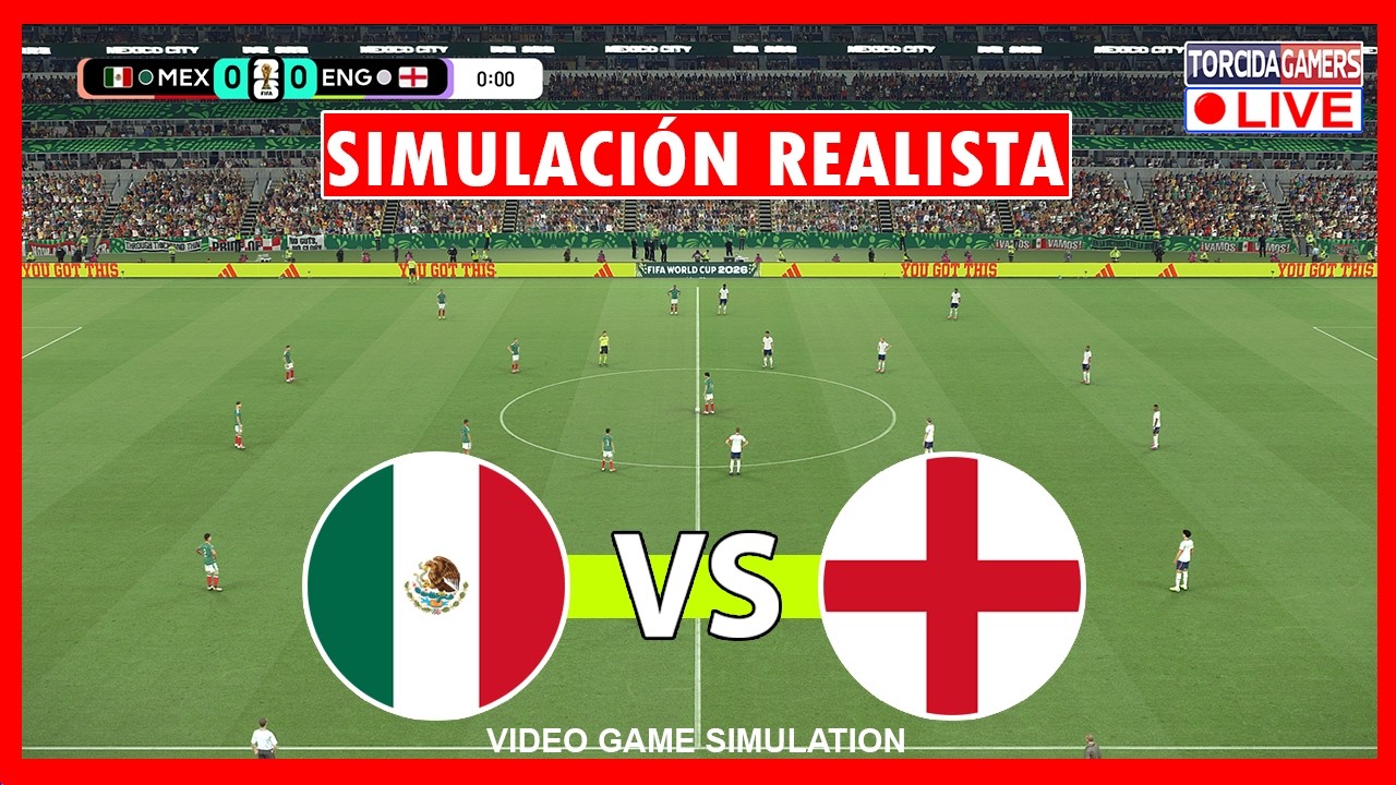 MÉXICO VS INGLATERRA | MUNDIAL 2026 | OCTAVOS DE FINAL | eFootball PES 2021 SIMULACIÓN