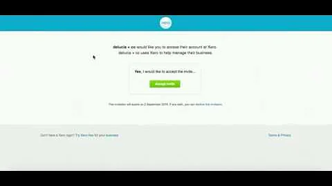 Xero Users - How to Add a User