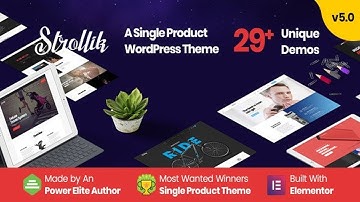 Strollik - Single Product WooCommerce WordPress Theme Free Download