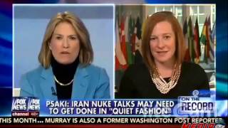 Greta Van Susteren Grills Jen Psaki   Will We Get to See Iran Deal Before It’s S