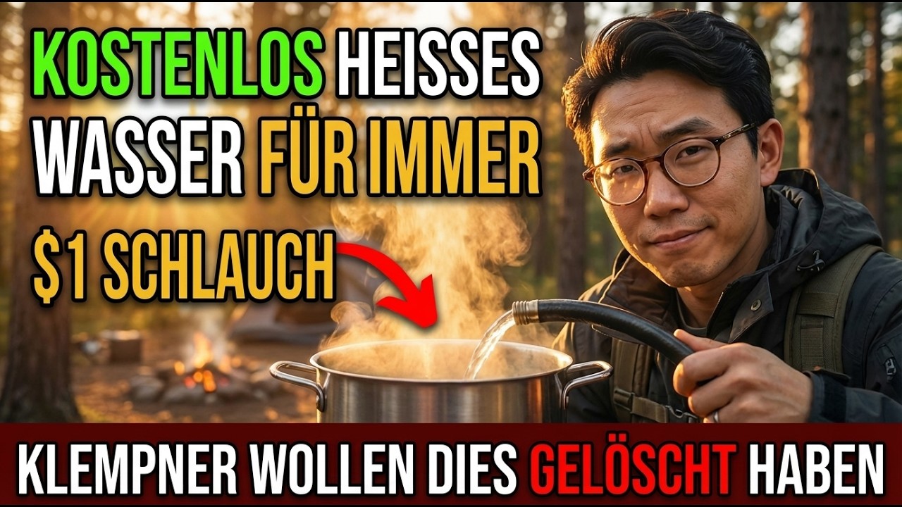 Kostenloses Warmwasser für immer mit einem 1-Dollar-Schlauch – Warum Klempner das löschen wollen