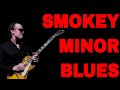 Smokey d minor blues backing track  the saddest of all keys guitar jam track 67 bpm