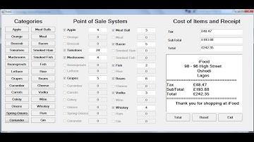 How to Create Point of Sale Management System in Visual Basic.Net - Full Tutorial