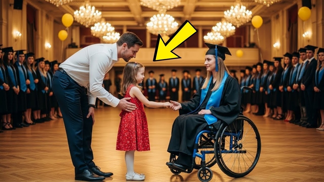 Sie saß allein bei der Abschlussfeier – bis ein alleinerziehender Vater alles änderte