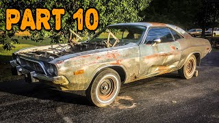 ABANDONED Dodge Challenger Rescued After 35 Years Part 10: Trunk Floor\/Rear Axle Restore!