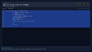[Coding] Add To Array Form Of Integer — Java DSA Prep