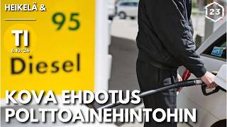 Kova ehdotus polttoainehintoihin | Heikelä & _____ 23 minuuttia | 1443
