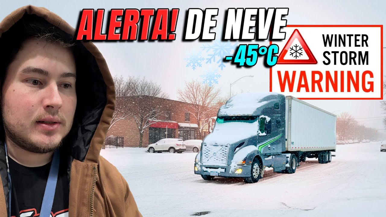 -45°C ALERTA DE NEVE INTENSA NOS ESTADOS UNIDOS.