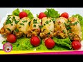 Рулетики из куриных бедер с начинкой. Вкусные куриные рулетики в духовке