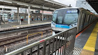 東京メトロ東西線05系 中野駅 5番線 到着