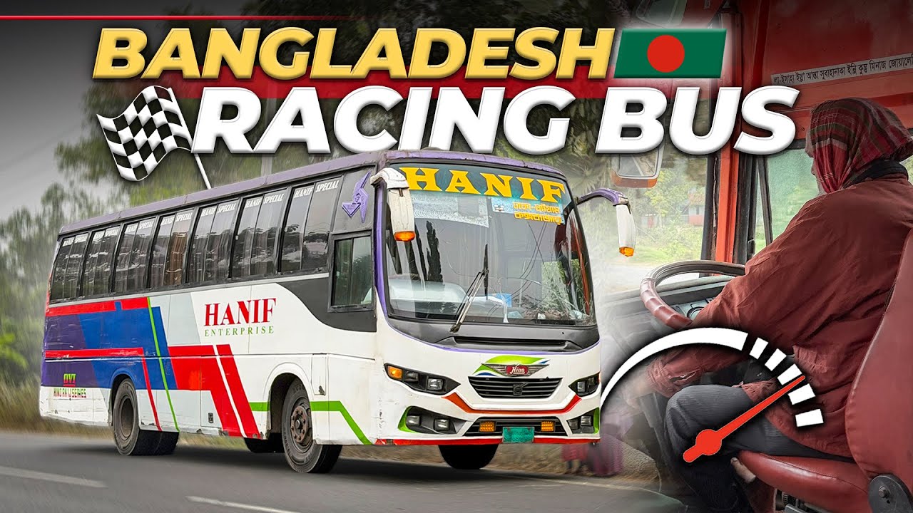 NAIK BUS BALAP BANGLADESH ‼️ Hanif Enterprise Dhaka Chittagong Hino AK1J