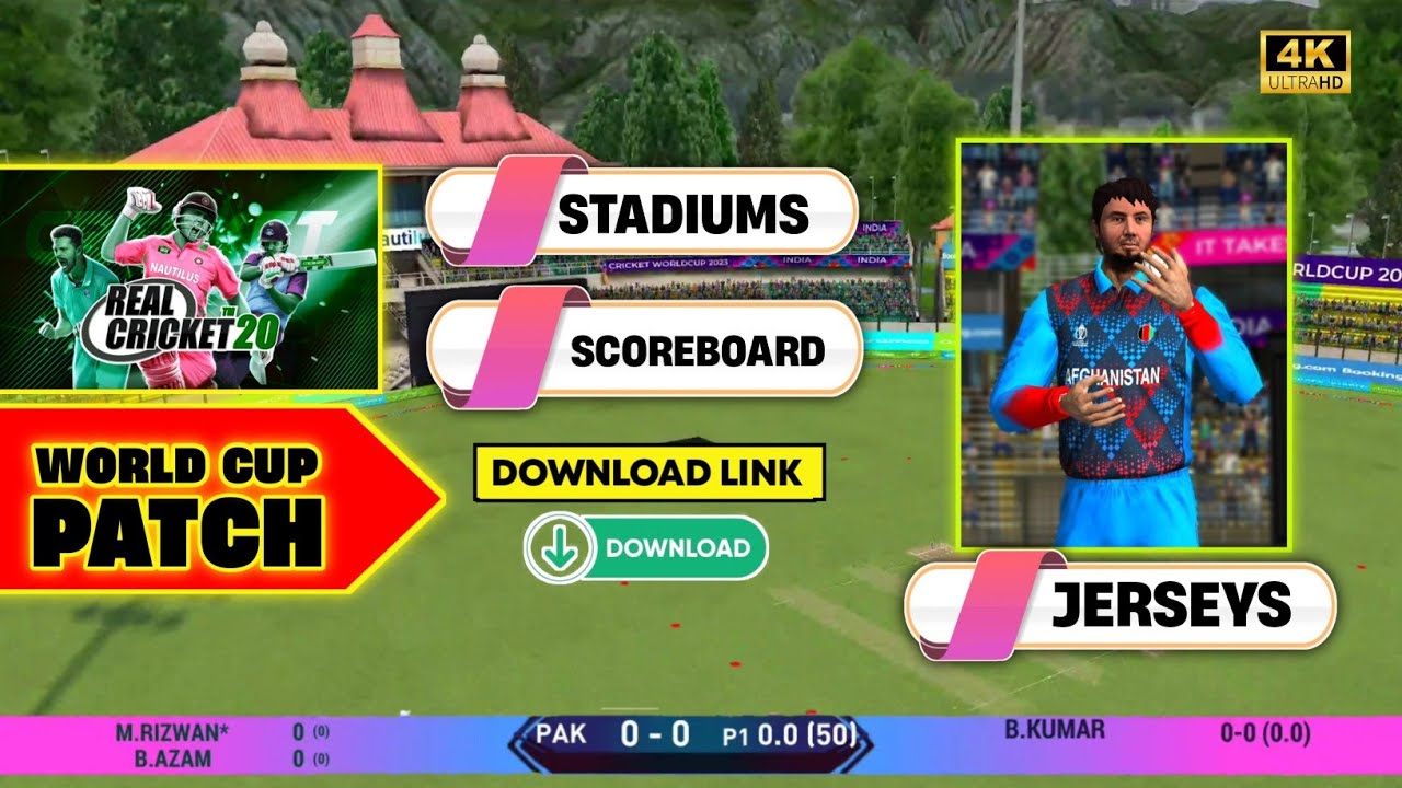 Real Cricket 20 New Update Patch | Download Link | Rc20 World Cup Patch