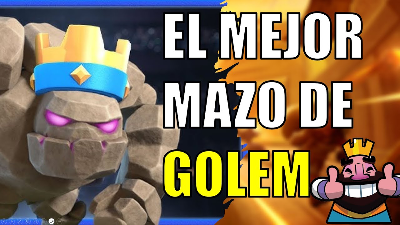 ⚡¡GANA FÁCILMENTE con el MAZO de GOLEM más PODEROSO! 🏆 | Clash Royale