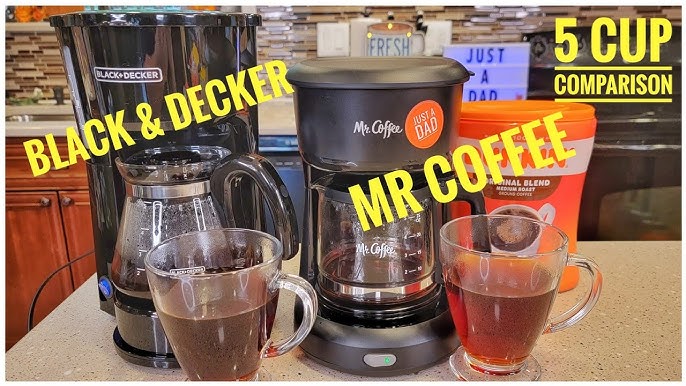  Mr. Coffee 2134286 ® 5-Cup Mini Brew Switch Coffee