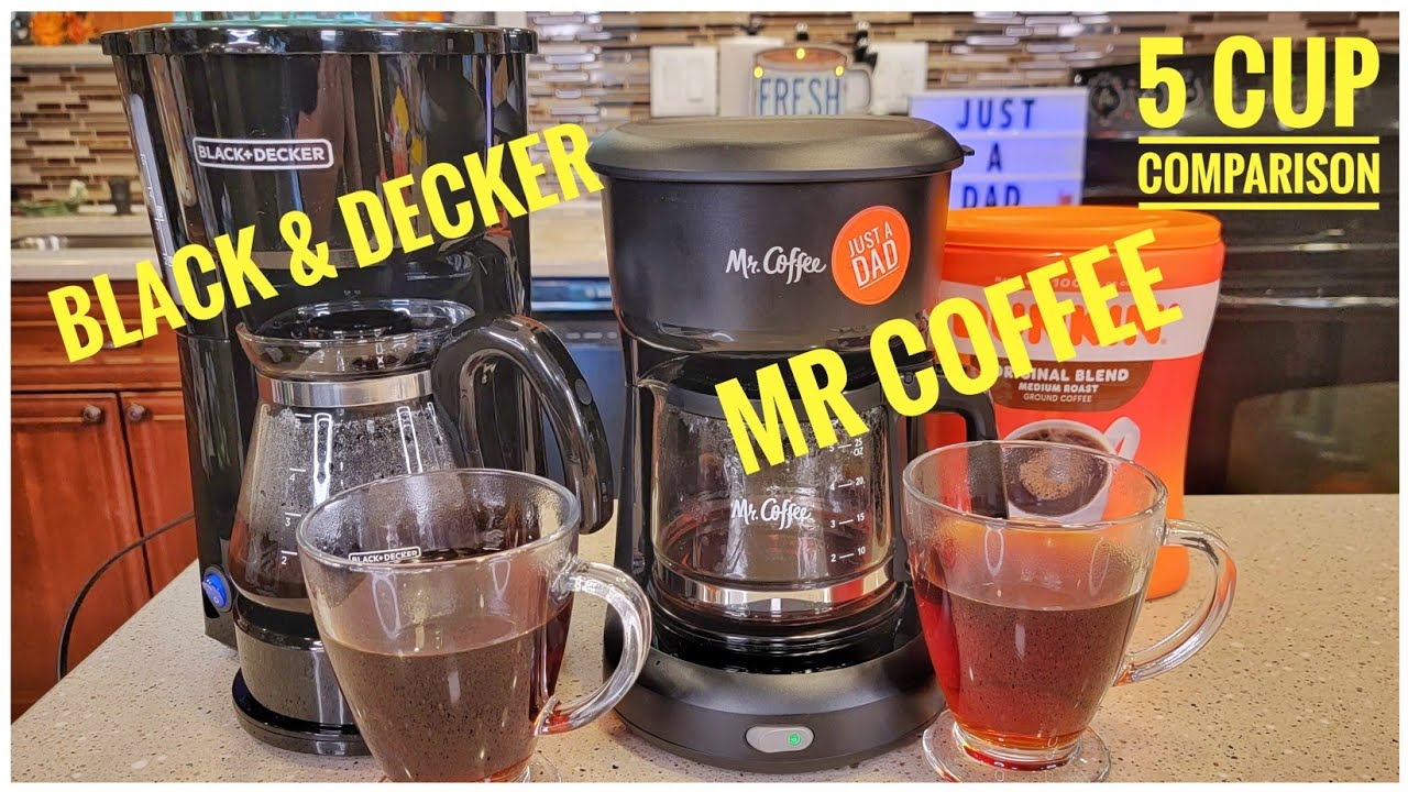 Mr. Coffee 5 Cup Black Coffee Maker