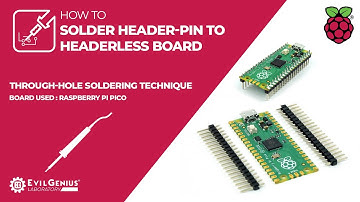 How to solder header pins | Soldering Header Pins to your Raspberry Pi Pico Board | Easy Way | Tamil