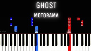 Ghost - Motorama [PIANO TUTORIAL + SHEET MUSIC]